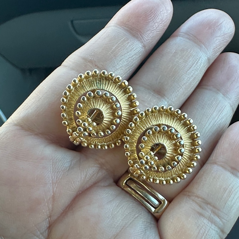 Vintage Crown Trifari Earrings